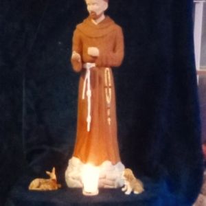 St.Francis has come to Life Satue